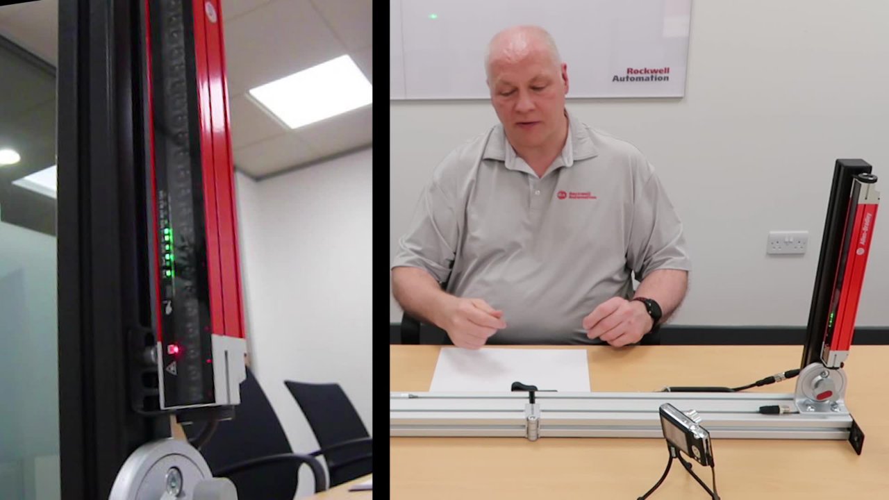 How to Align a 450L Safety Light Curtain